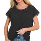 Stitch Detailed Oversize Top