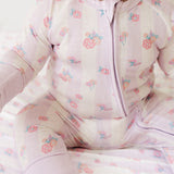 KIDS- Purple Harper Zipper Romper