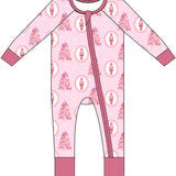 KIDS- Wrapped in Bows Zipper Romper